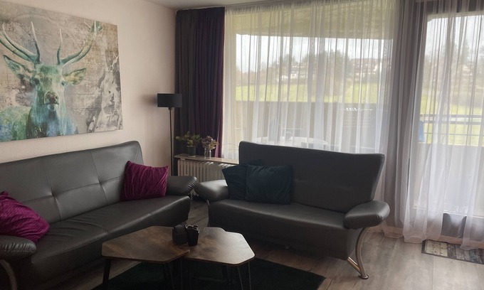 Braunlage Apartment | Panoramic Hohegeiß, swimming pool free W-Lan, app. 5th floor