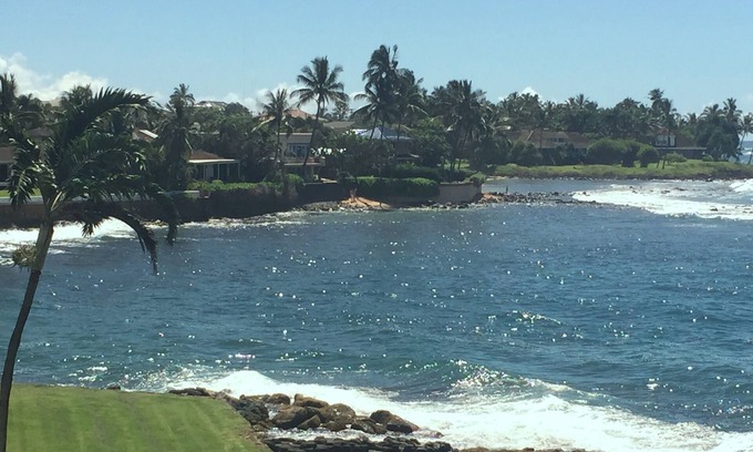 Poipu Condo | Panoramic Oceanfront View, Condo with Air Conditioning and Large Lanai