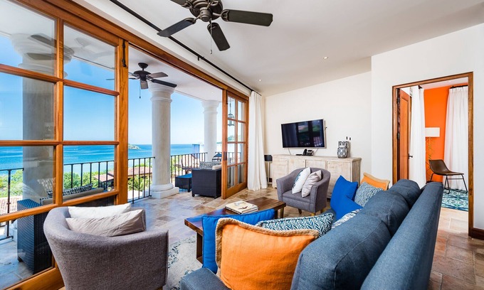 Las Catalinas Apartment | Panoramic Oceanview, Spectacular Sunset Balcony at Las Catalinas
