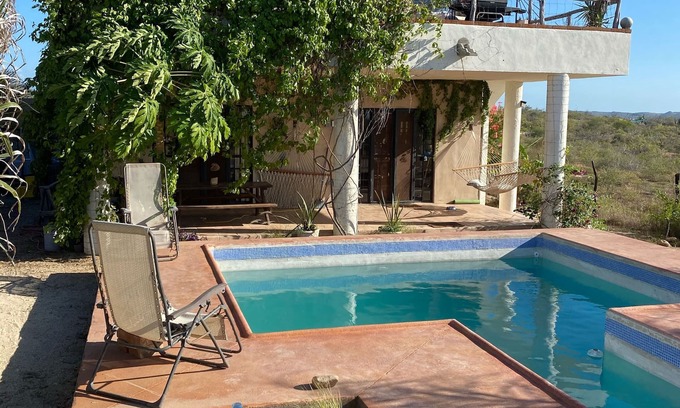 Todos Santos House | Panoramic Pacific Ocean and Sierra de la Laguna mountain views
