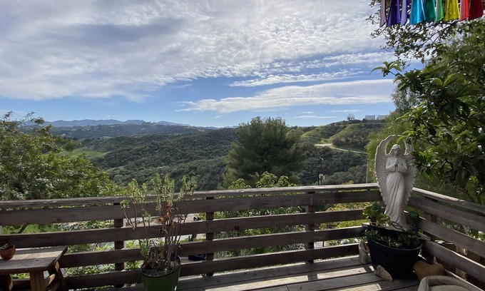 Topanga House | Panoramic Topanga views, quiet canyon house, trails from the door, 6 mi to beach