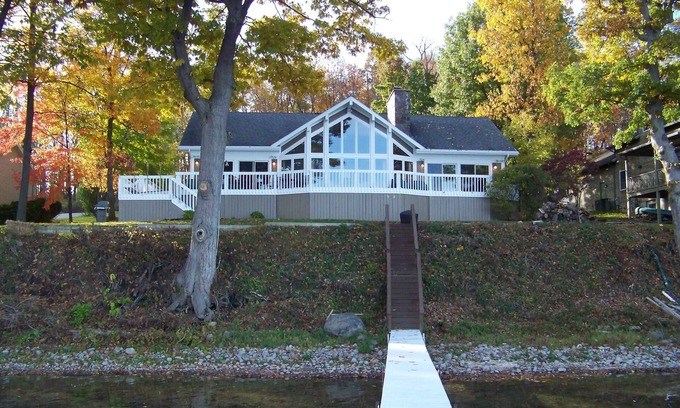 Geneseo House | Panoramic View of Conesus Lake. 3 BR, 2 bthrm, lakeside, large deck! Sleeps 6
