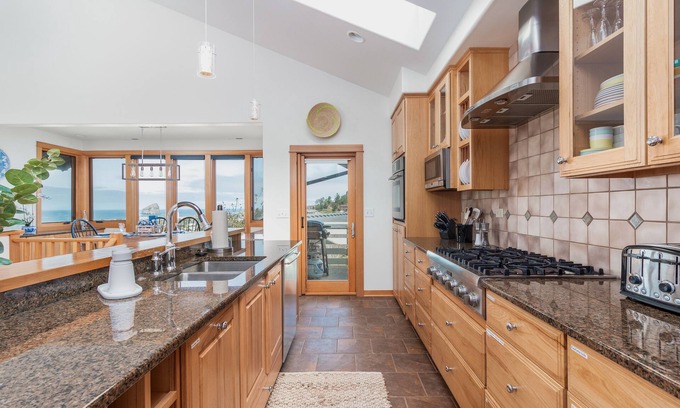 Pacific City House | Panoramic Views from the Deck or Relax in the Indoor Community Pool and Hot Tub