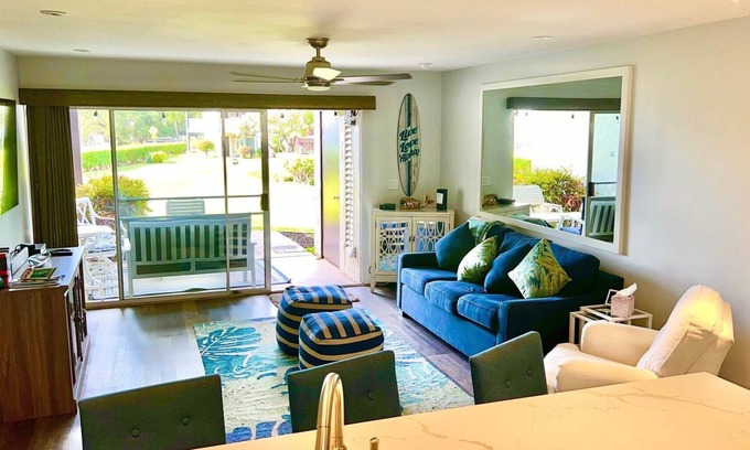 Kihei Condo | Paradise awaits! Oceanview Ground floor 1bdrm. Updated. #175 Hale Kamaole. Kihei