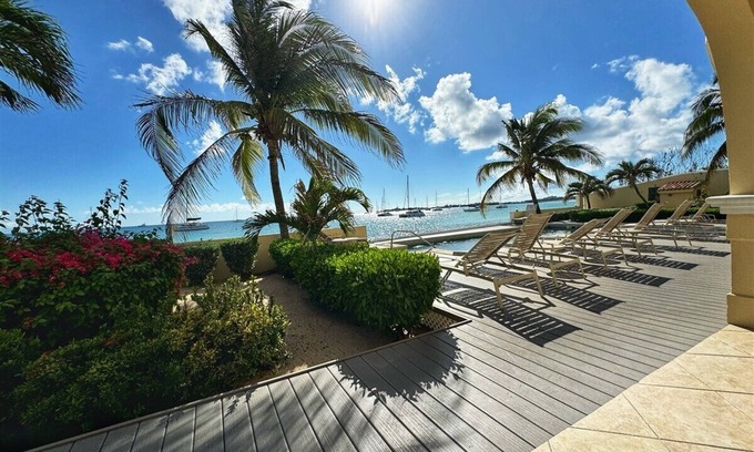 Simpson Bay Condo | Paradise Beach La Siesta, ground floor, beach & sunsets! Backup generator!