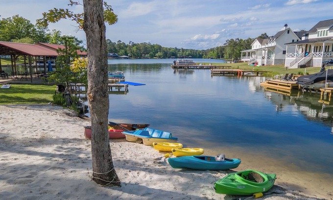 Dadeville House | Paradise on Lake Martin! Water front, Great Boathouse, Sandy Beach, Decks, Views