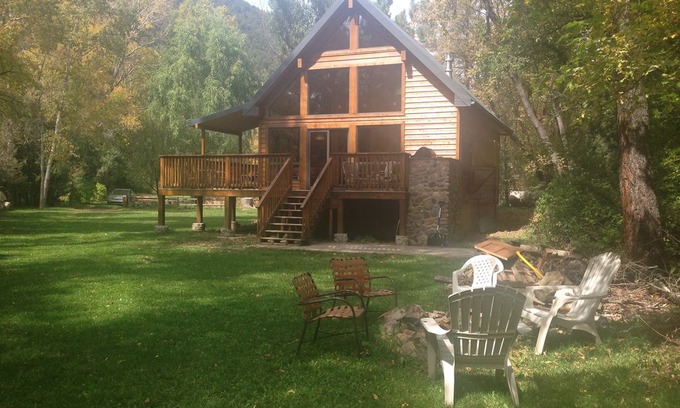 Canoncito Cabin | Paradise on the Pecos River- 200 ft of riverfront private gated property.