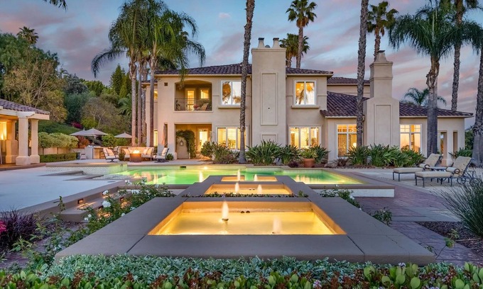 Rancho Santa Fe House | Paradise Palm Ranch: an Elite Gated Enclave w/Pool, Spa, & Mykonos Room