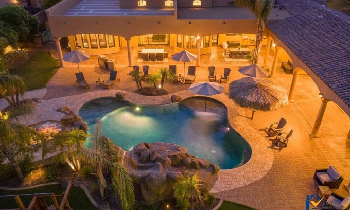 East Mesa House | Paradise Waterslide Grotto SportsCourt Playground
