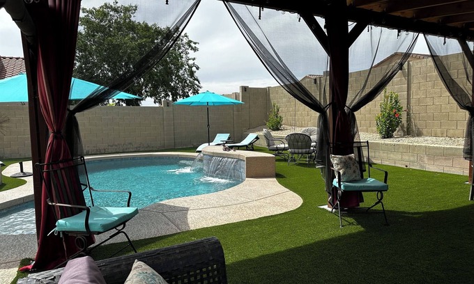 Entrada Del Oro House | Parking|Pool|SCI|Backyard|King|AC|BBQ