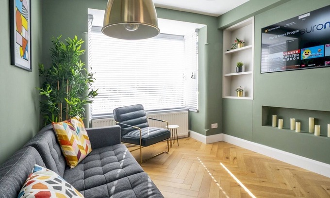 Belfast RV Rental | Pass the Keys | Bright & Airy 2BR Townhouse | Belfast's Best Area!