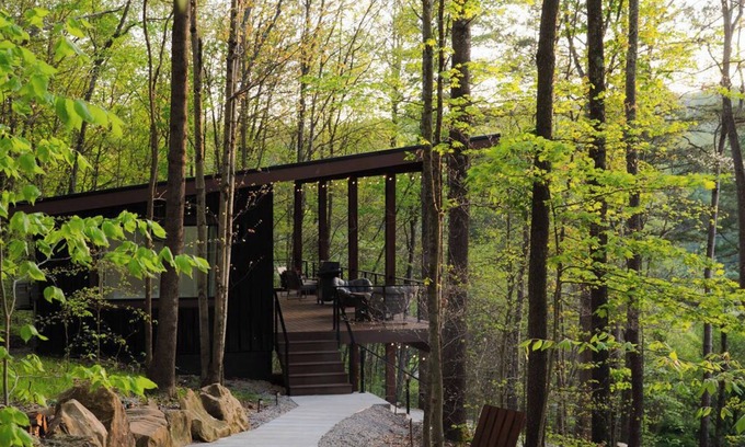 Laurelville Cabin | Passion @ The Patch, Lux Couples Getaway w/View, massage chairs, movie theater