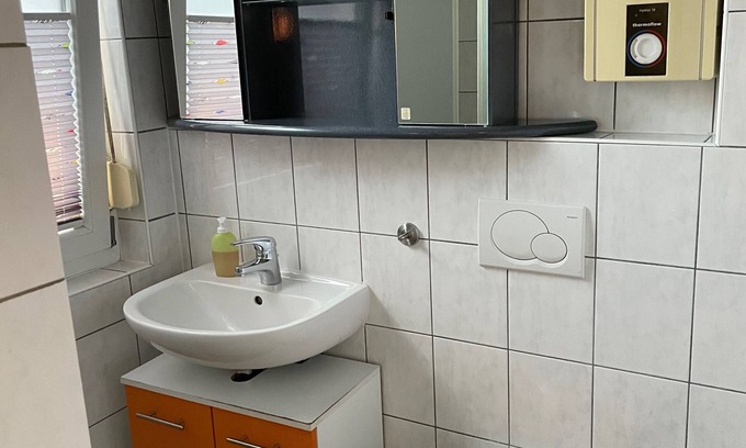 Speyer Apartment | Pasture 1 - 50 m2 apartment with terrace on the ground floor - Ferienwohnungen Hasenpfühlerweide