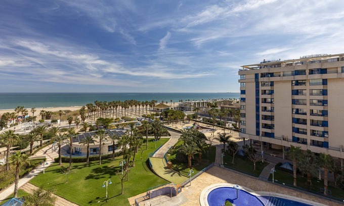 Alboraya Apartment | Patacona Infinity. WiFi + PK + A/Conditioning + Pool