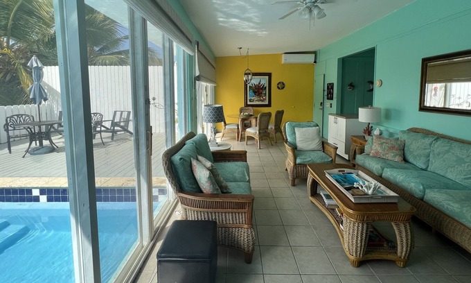 Red Hook Condo | Pavilions & Pools Villa with private pool, 5 minute walk to sapphire beach beach