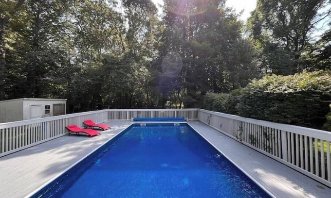 Center Moriches House | Peaceful 3 BR with a pool near the beach!