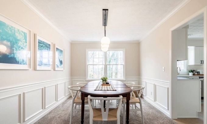 Mableton House | Peaceful Curated 4bd Home Near Battery, Lockheed, Piedmont Park & Trails