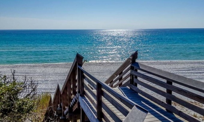 Seagrove Beach House | Peaceful Easy Living, - just 3 blocks to the beach and a short walk to Seaside.