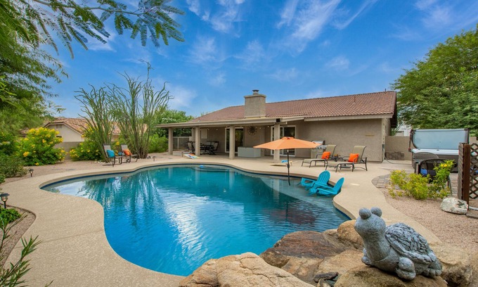 Fountain Hills House | Peaceful, private home with pool & hot tub
