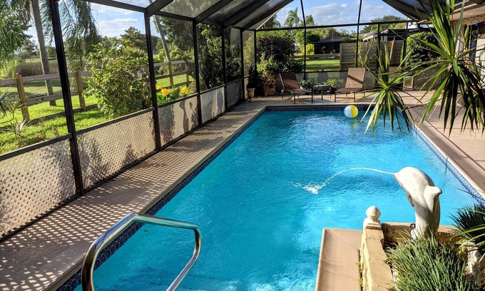 Port Saint Lucie House | Peaceful, Private Room + Pool in Quiet Neighborhood on The Saints Golf Course