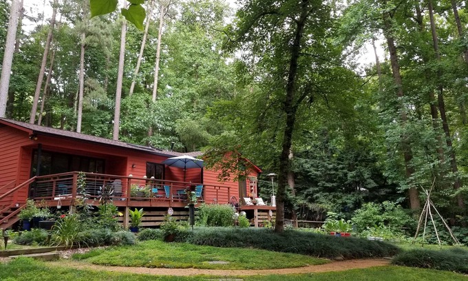 Chapel Hill House | Peaceful, Private Woodland Lot, 9 Minutes to UNC/Downtown Chapel Hill