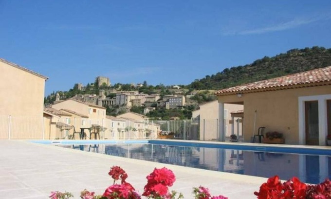 Montbrun-les-Bains Apartment | Peaceful Retreat with Mountain Views! Kitchen, Outdoor Pool, Pets Allowed
