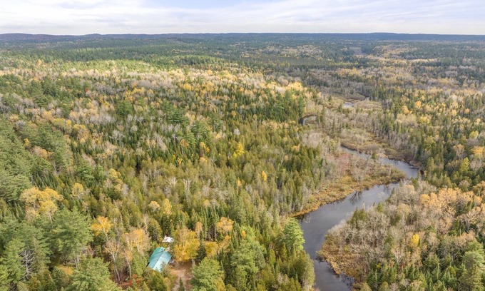Bancroft Cottage | Peaceful Riverfront Cabin on 43 Private Acres
