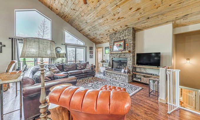 Ruidoso Cabin | Peaceful Ruidoso Cabin: Ideal Mountain Getaway!