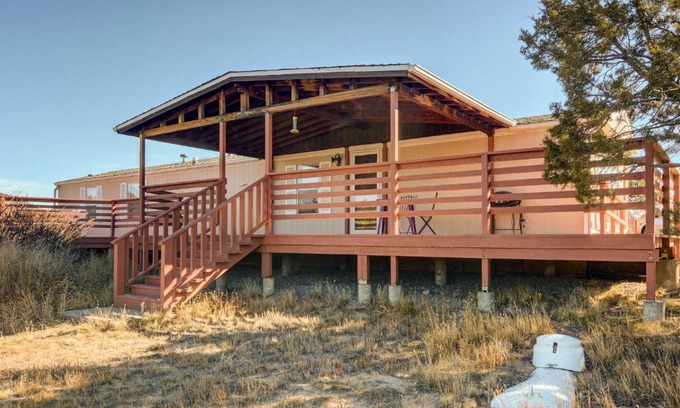 Sandia Park House | Peaceful Sandia Park Retreat with Deck and Views!