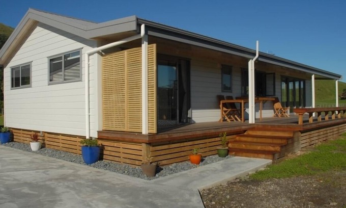 Wainui House | Peaceful Wainui Beach Holiday Home