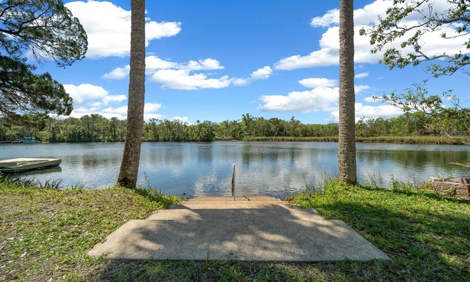 Crystal River House | Peaceful Waterfront Home on Large Open Canal, Dog Friendly!