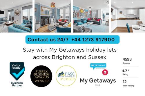 Brighton City Centre Apartment | Pebbles Reach By My Getaways