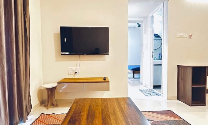 Paud Apartment | Pelican: 2BHK Modern AC Flat on Baner Road, Pune