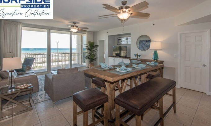 Pensacola Beach Condo | Pensacola Beach Haven - Upscale and Comfortable, Pool - Direct Gulf View -SRT202