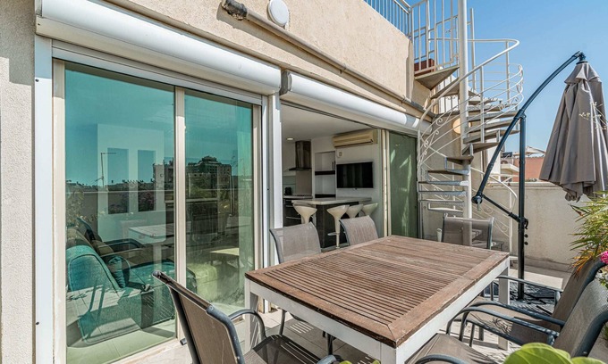 Tel Aviv Apartment | Penthouse 3BR in Ben Yehuda SAFE ROOM