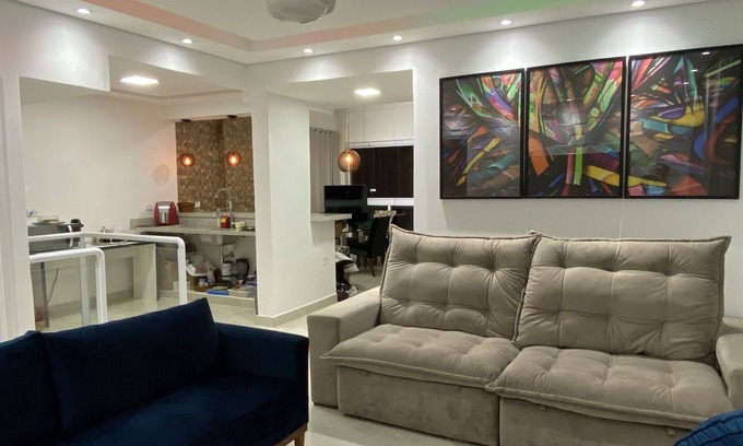 Jardim Vitoria Apartment | Penthouse apartment 200 meters from the beach overlooking the sea.