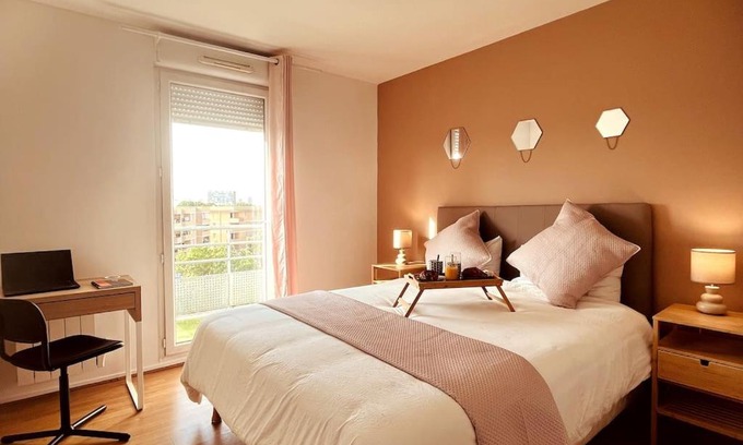 Orly Apartment | Penthouse de standing: Vue paris- 10min de l'aéroport Orly - Parking gratuit