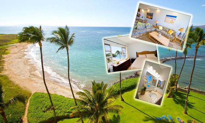 Kihei Condo | Penthouse - Direct Beach access- Ocean View/Sunset/Pool/Roof-top BBQ