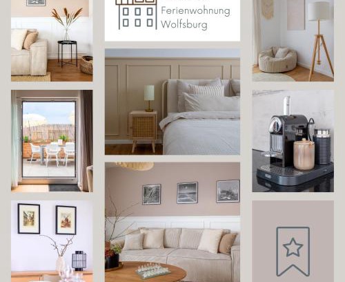 Ehmen Apartment | Penthouse-Ferienwohnung Wolfsburg mit Dachterrasse WLAN Smart-TV überdachter Parkplatz Wallbox