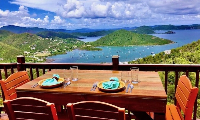 Estate Carolina Villa | Penthouse Great Views Full AC Coral Bay St John USVI