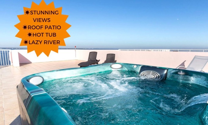 Fort Walton Beach Condo | Penthouse-Lazy River-Private Hot Tub-Amazing Views-Free Beach Service Set-up