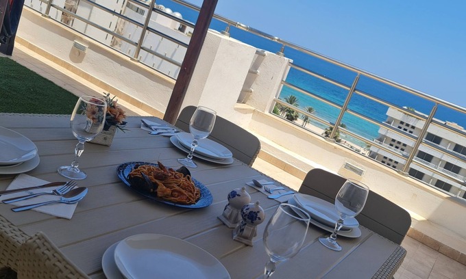 Sousse - Monastir Apartment | Penthouse with terrace overlooking the sea on the Corniche of Sousse