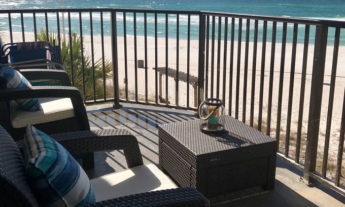 Panama City Beach Condo | Perfect beach view from all angles! Sunbird 305W is a gem!