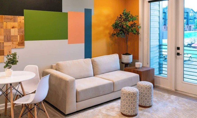 Spartanburg Apartment | Perfect for long stays, walk to downtown, king bed