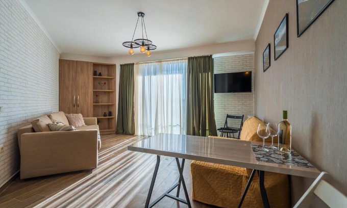 Kazbegi Apartment | Perfect location! Magnificent view! Extra bedroom apartment!