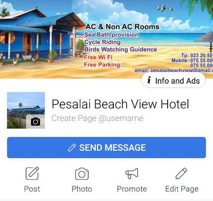 Pesalai Hotel | Pesalai Beach View Hotel