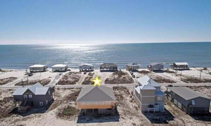 Fort Morgan House | Pet Friendly 4 Bedroom Beach House Steps from the Gulf