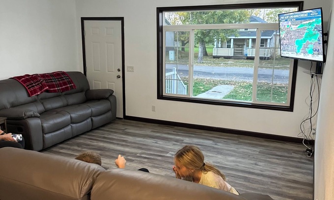 Roscoe House | Pet friendly and fenced in backyard! Heated garage!
