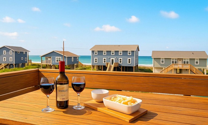 Emerald Isle Apartment | Pet Friendly: Beachside Duplex Emerald Isle