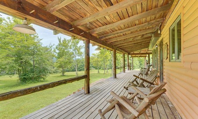 Scio Cabin | Pet-Friendly Cabin on 86 Acres in Scio: Fish, Hike